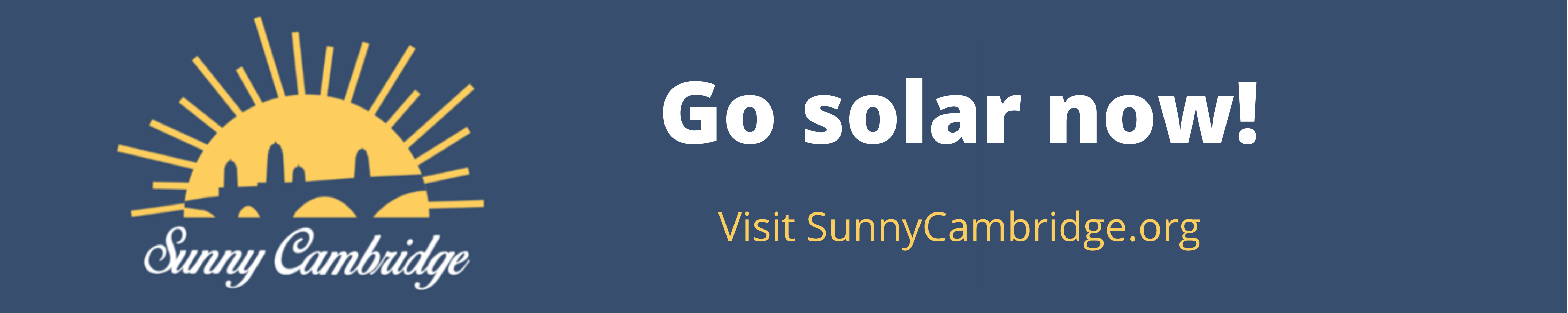 Go solar now!